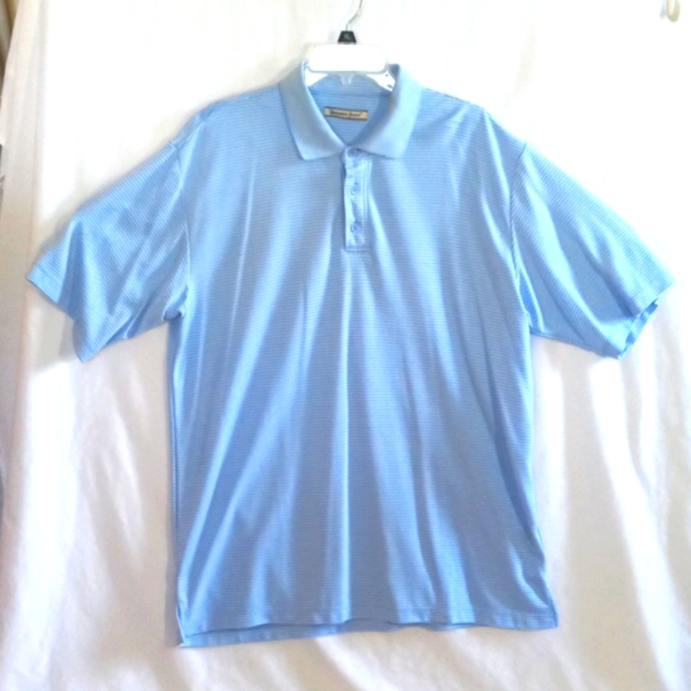 Jamaica Jaxx golf shirt SZ XL light blue